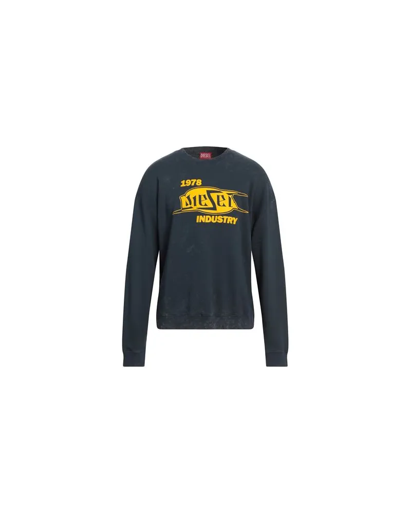 Diesel TOPS - Sweatshirtsauf YOOX.COM Taubenblau