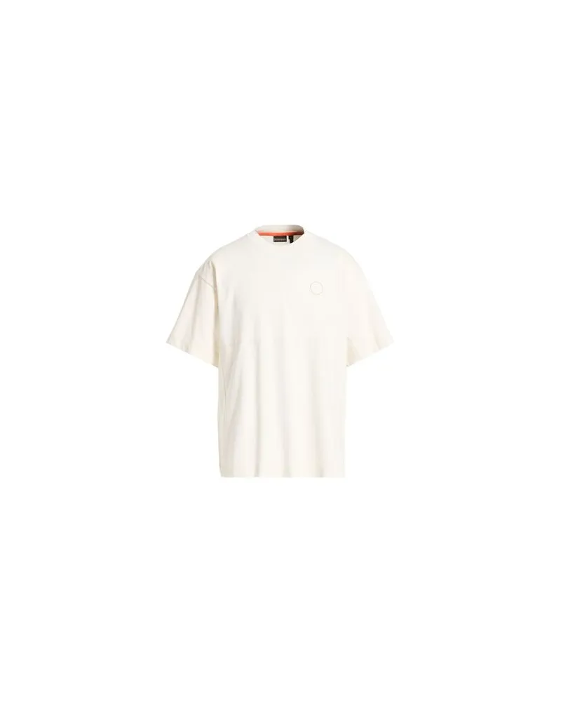 Napapijri TOPS - T-shirtsauf YOOX.COM Cremeweiß