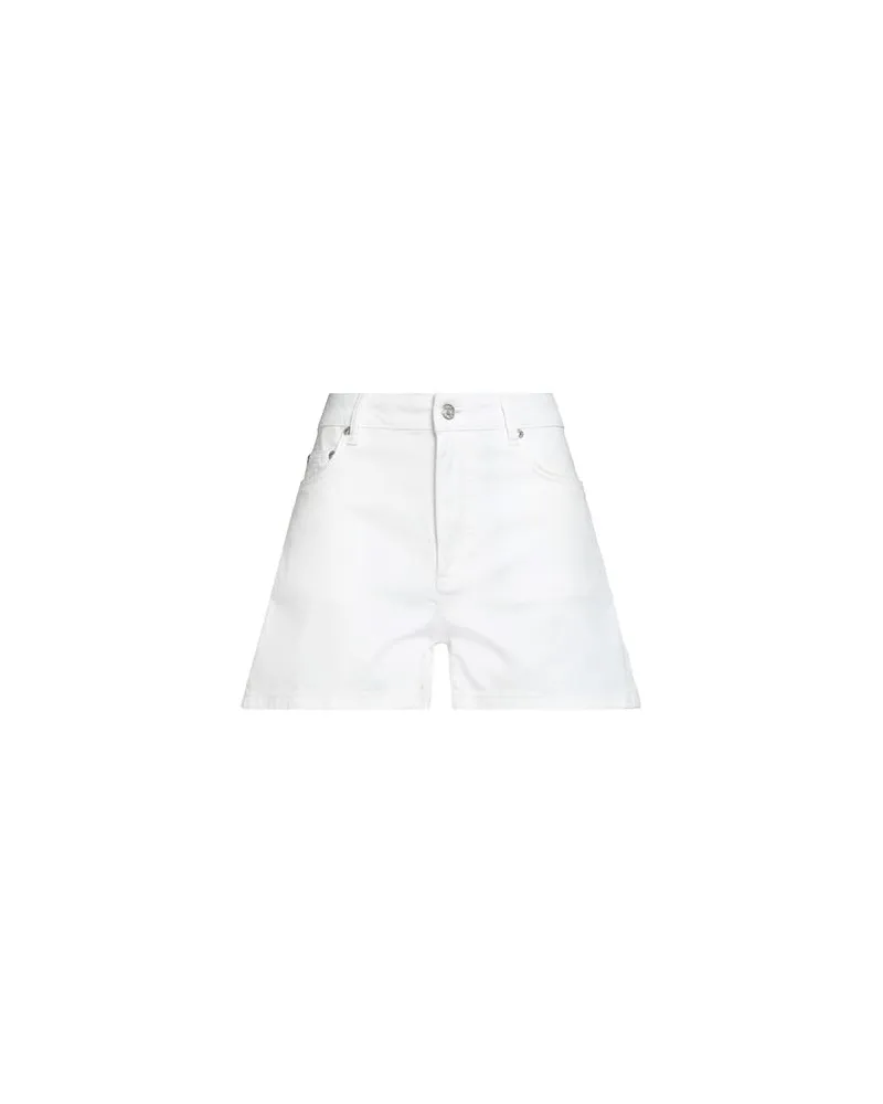 Moschino HOSEN & RÖCKE - Jeansshortsauf YOOX.COM Weiß