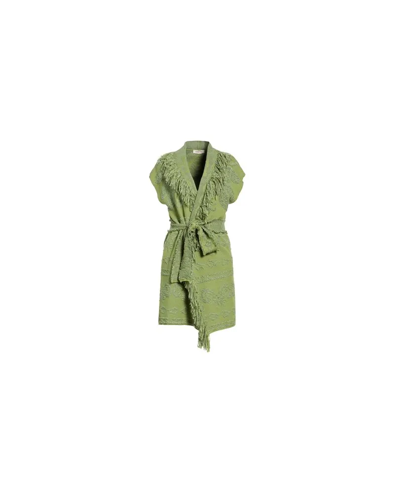KONTATTO STRICKWAREN - Strickjackenauf YOOX.COM Limettengrün