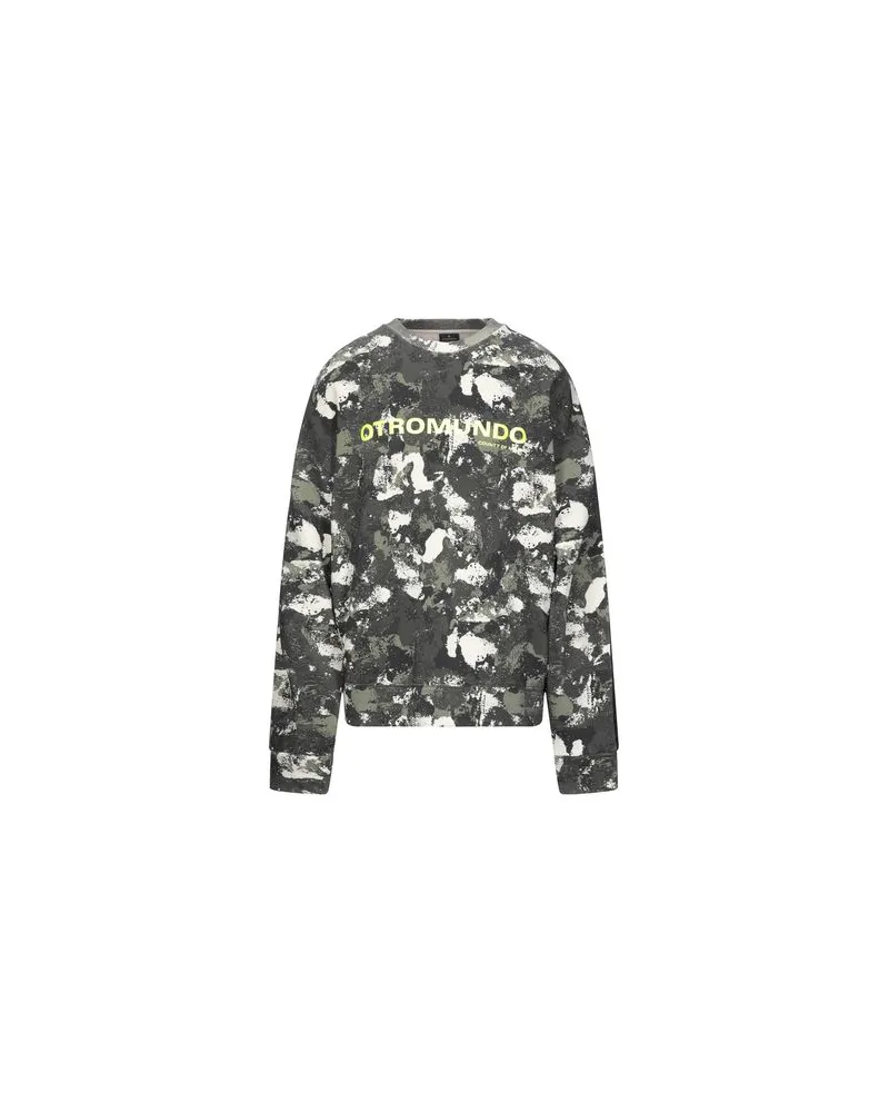 Marcelo Burlon | County of Milan TOPS - Sweatshirtsauf YOOX.COM Militärgrün