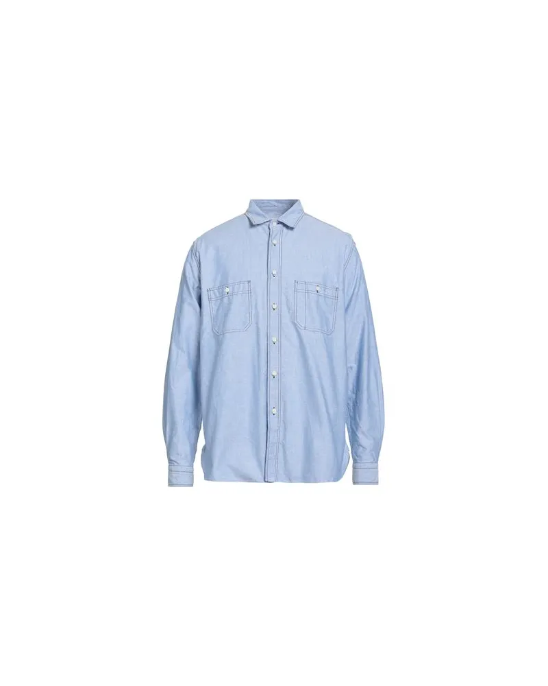 Fortela X GUY ROVER - TOPS - Jeanshemdenauf YOOX.COM Blau