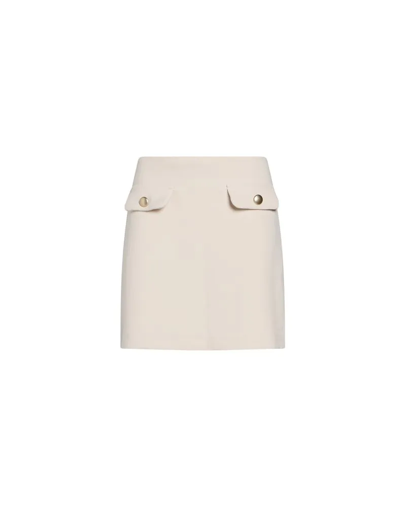Compagnia Italiana HOSEN & RÖCKE - Miniröckeauf YOOX.COM Cremeweiß