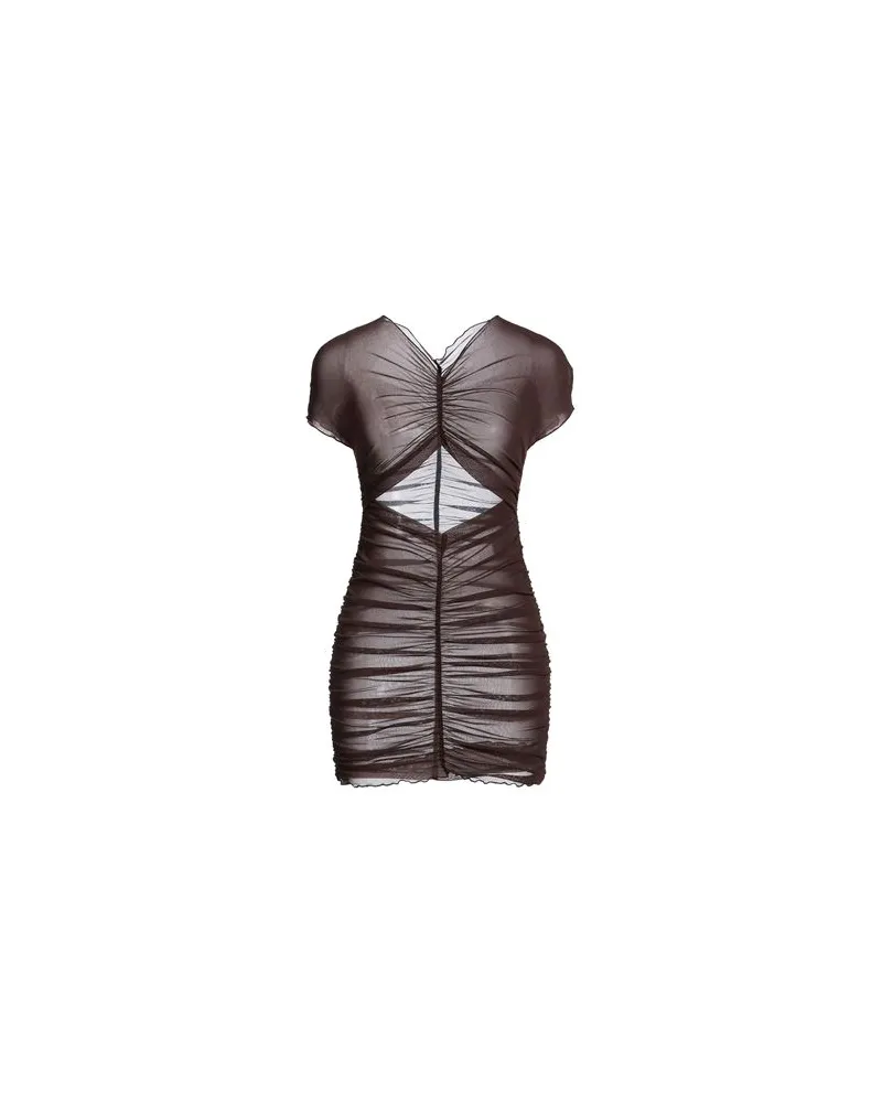 Philosophy Di Lorenzo Serafini KLEIDER - Mini-Kleiderauf YOOX.COM Schokobraun