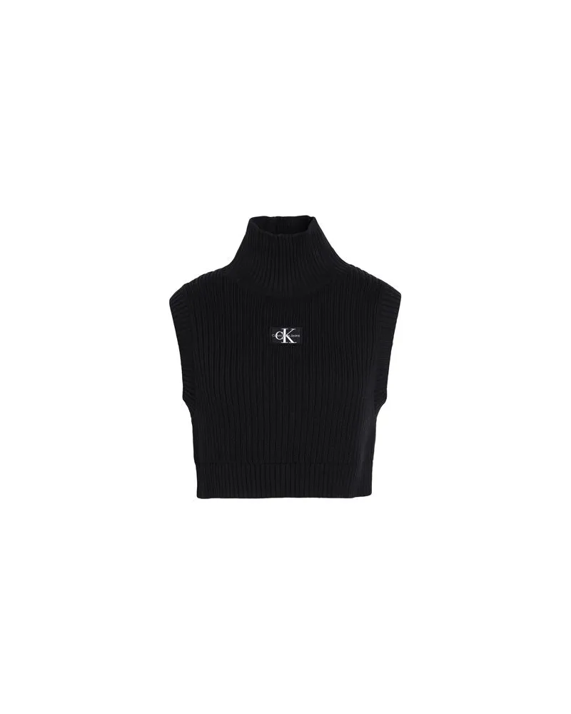 Calvin Klein STRICKWAREN - Rollkragenpulloverauf YOOX.COM Schwarz