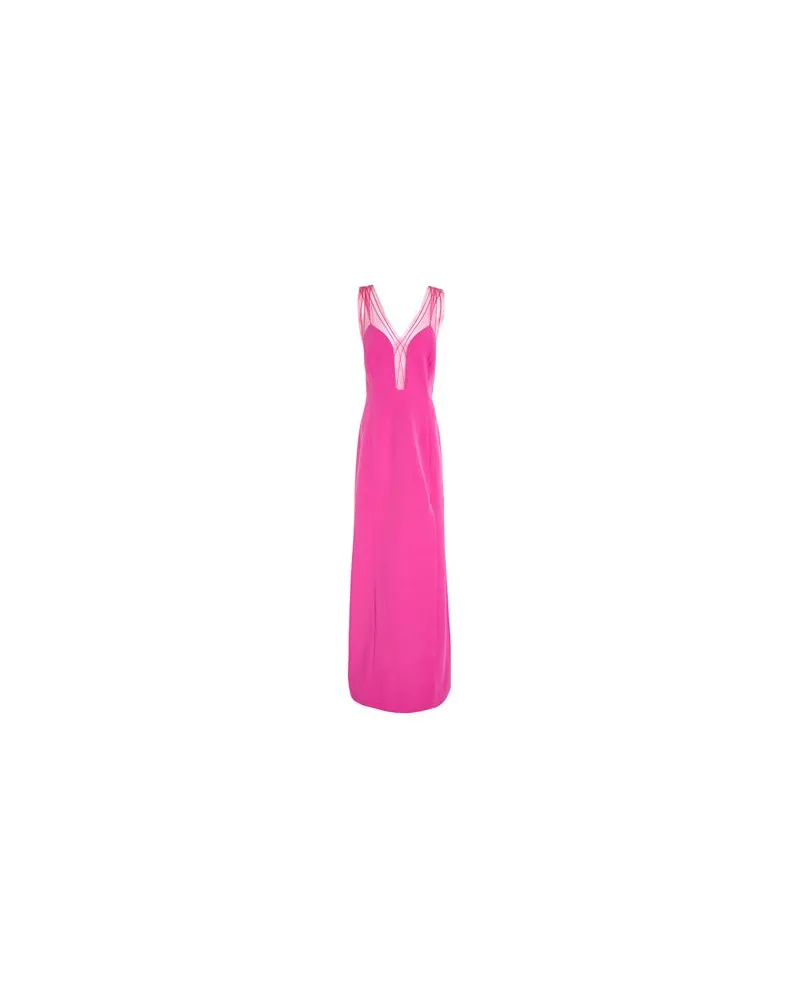 Genny KLEIDER - Maxi-Kleiderauf YOOX.COM Fuchsia