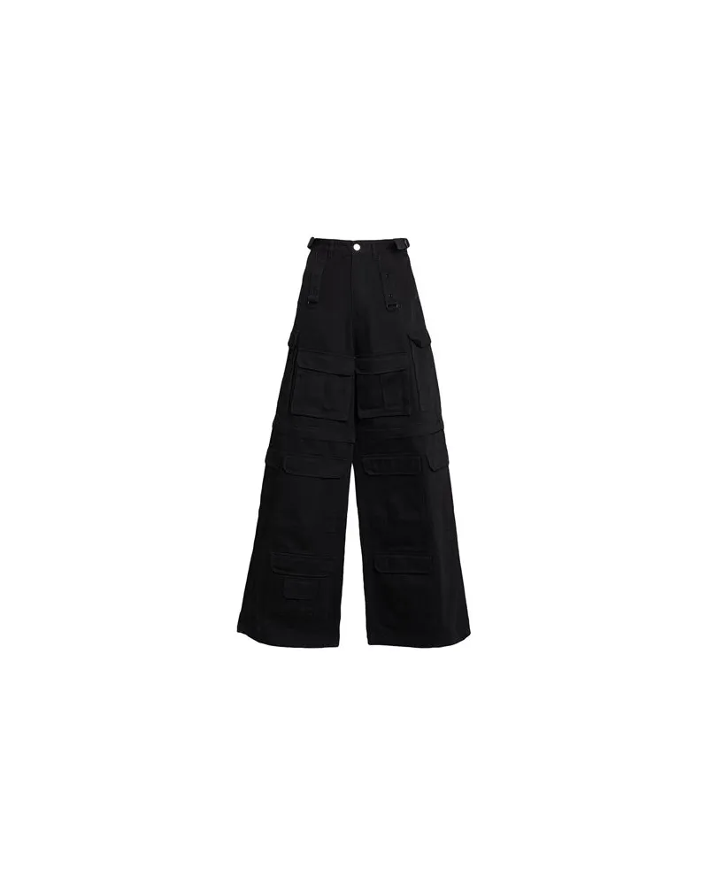 VETEMENTS HOSEN & RÖCKE - Jeanshosenauf YOOX.COM Schwarz