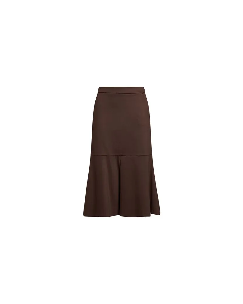 Kaos HOSEN & RÖCKE - Midi-Röckeauf YOOX.COM Braun