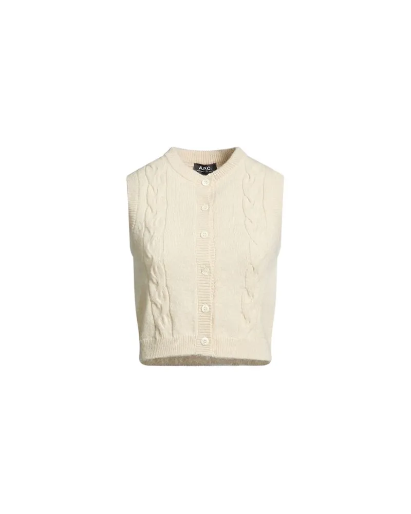 A.P.C. STRICKWAREN - Strickjackenauf YOOX.COM Beige