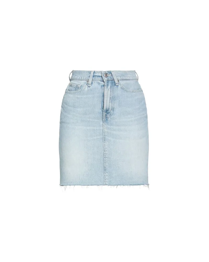 7 for all mankind HOSEN & RÖCKE - Jeansröckeauf YOOX.COM Blau