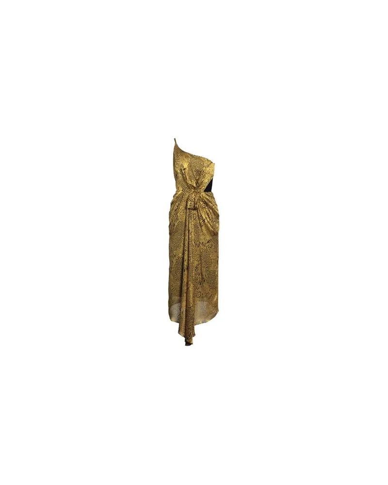 HALPERN KLEIDER - Maxi-Kleiderauf YOOX.COM Senf