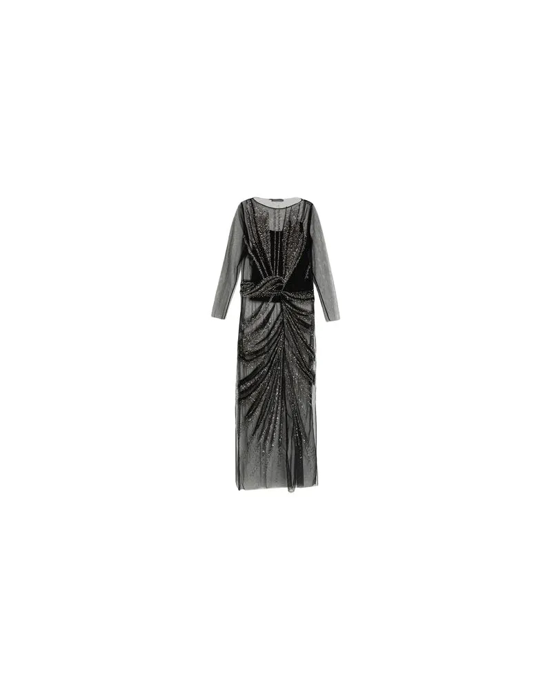 Alberta Ferretti KLEIDER - Maxi-Kleiderauf YOOX.COM Schwarz