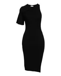 Courrèges Midi-Kleid Schwarz