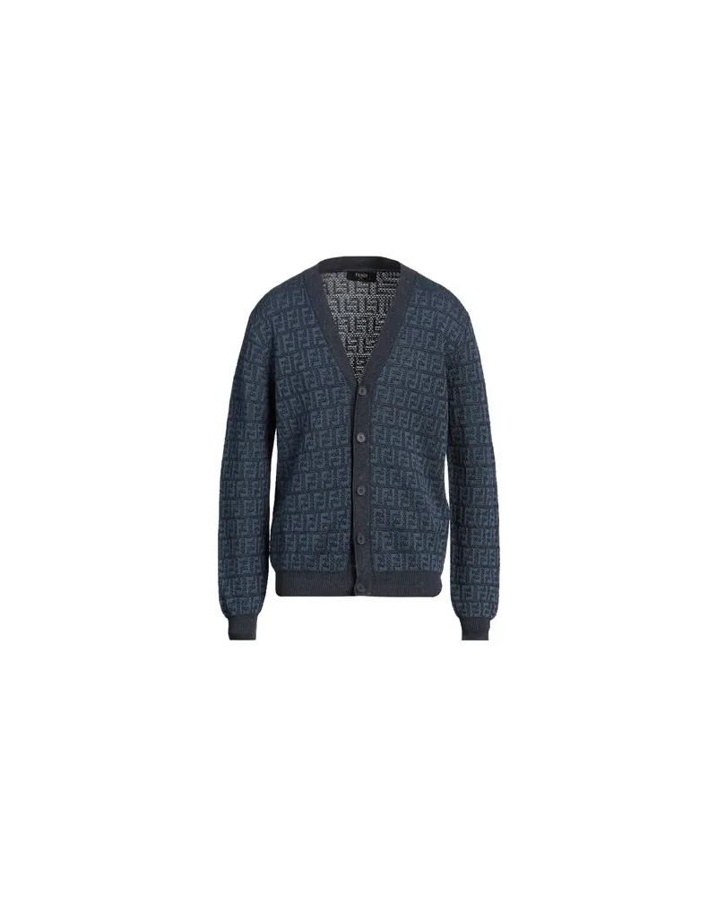 Fendi STRICKWAREN - Strickjackenauf YOOX.COM Taubenblau