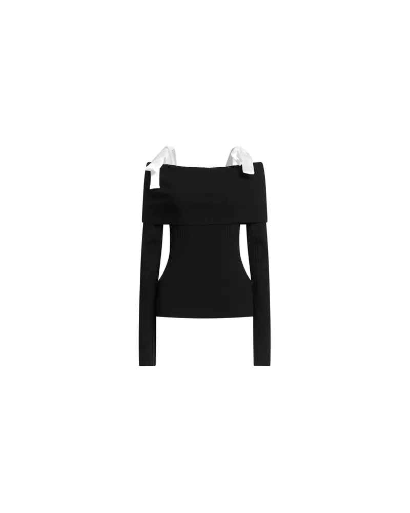 ROTATE Birger Christensen STRICKWAREN - Pulloverauf YOOX.COM Schwarz