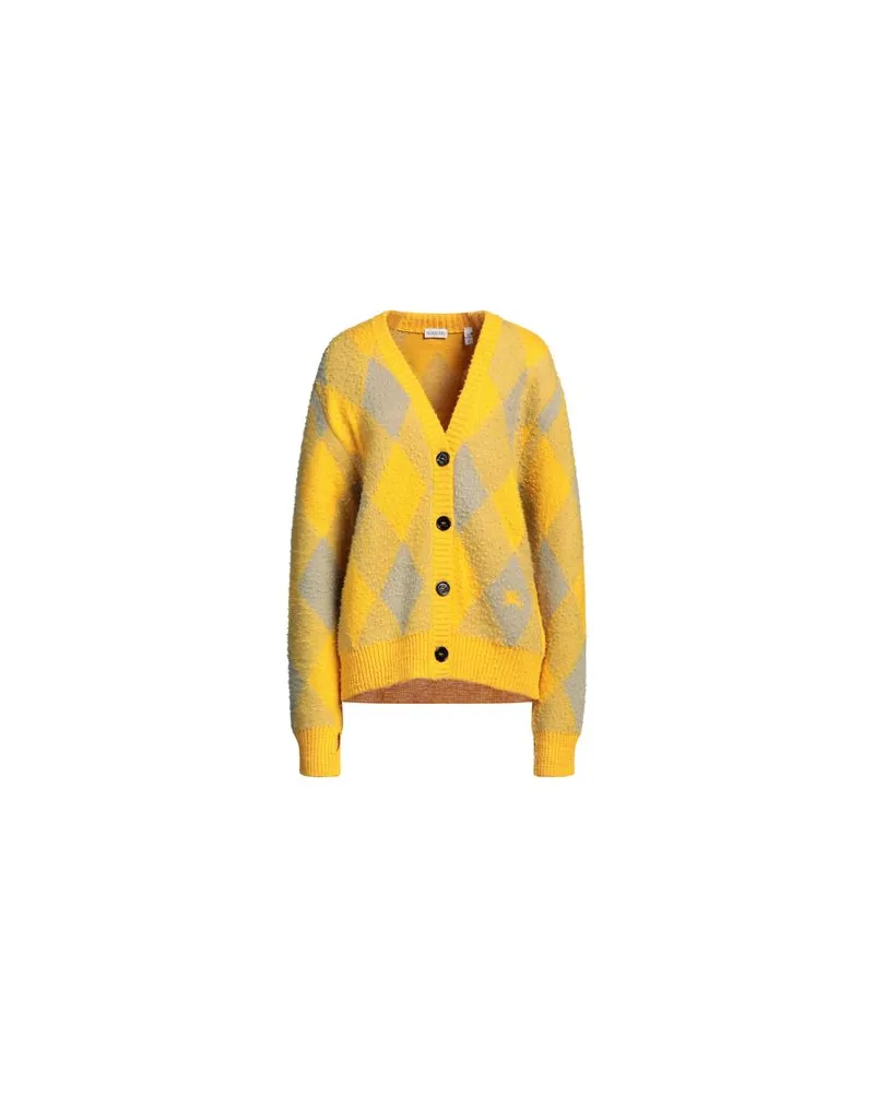 Burberry STRICKWAREN - Strickjackenauf YOOX.COM Gelb