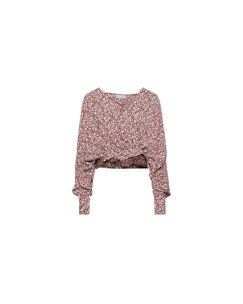 Weili Zheng TOPS - Hemdenauf YOOX.COM Ziegelrot