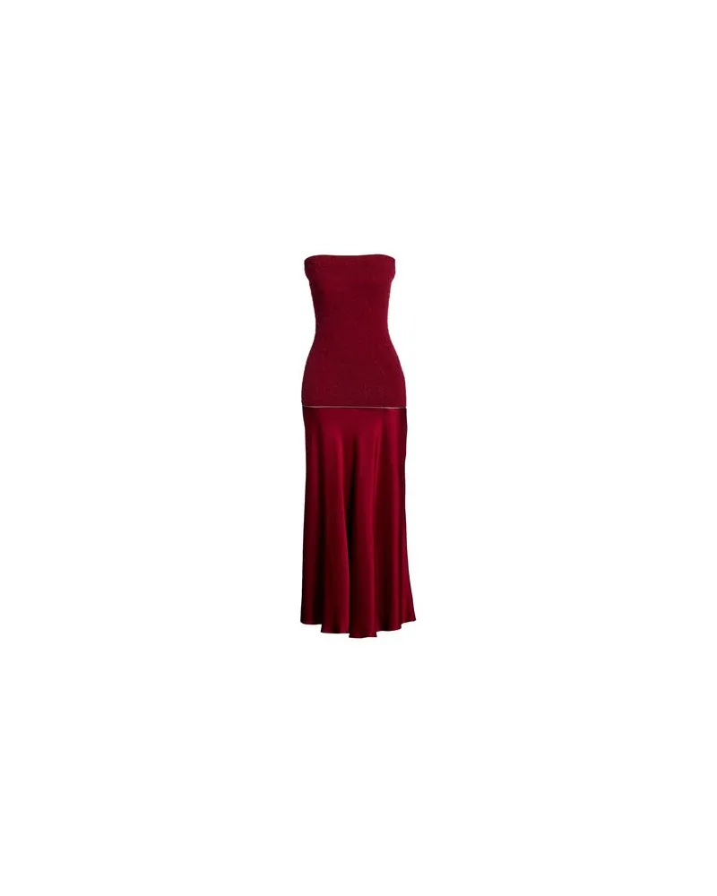 Jucca KLEIDER - Maxi-Kleiderauf YOOX.COM Bordeaux