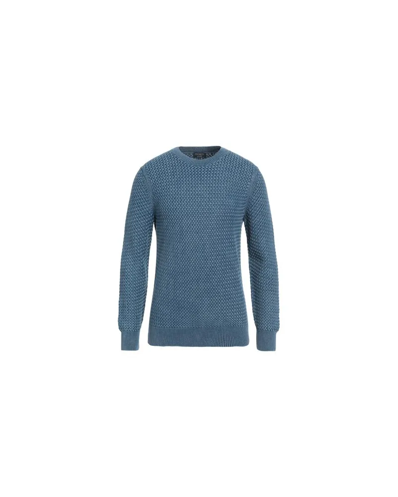 Hackett STRICKWAREN - Pulloverauf YOOX.COM Taubenblau