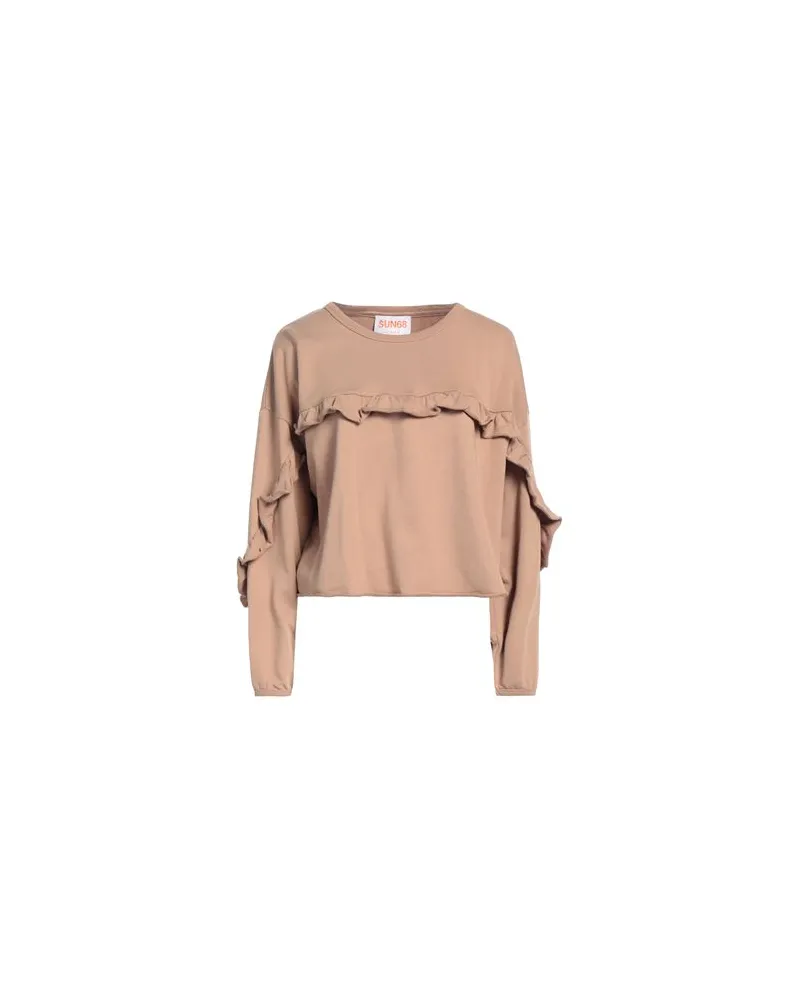 Sun68 TOPS - Sweatshirtsauf YOOX.COM Kamel