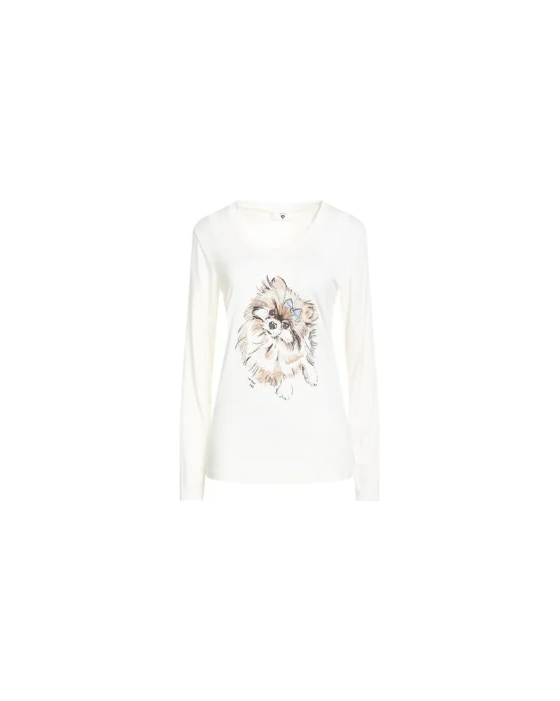 Twin-Set U&B - TOPS - T-shirtsauf YOOX.COM Elfenbein