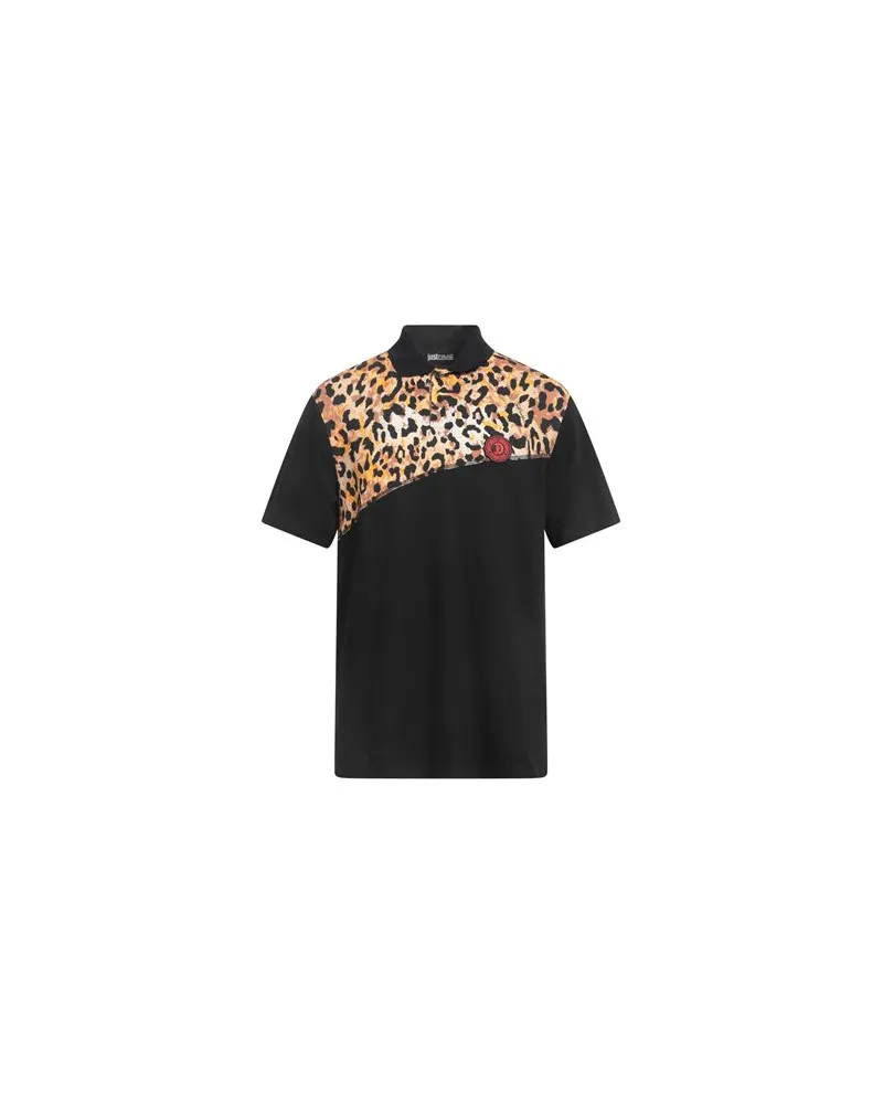 Just Cavalli TOPS - Poloshirtsauf YOOX.COM Schwarz