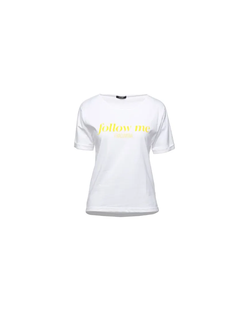 Fracomina TOPS - T-shirtsauf YOOX.COM Weiß