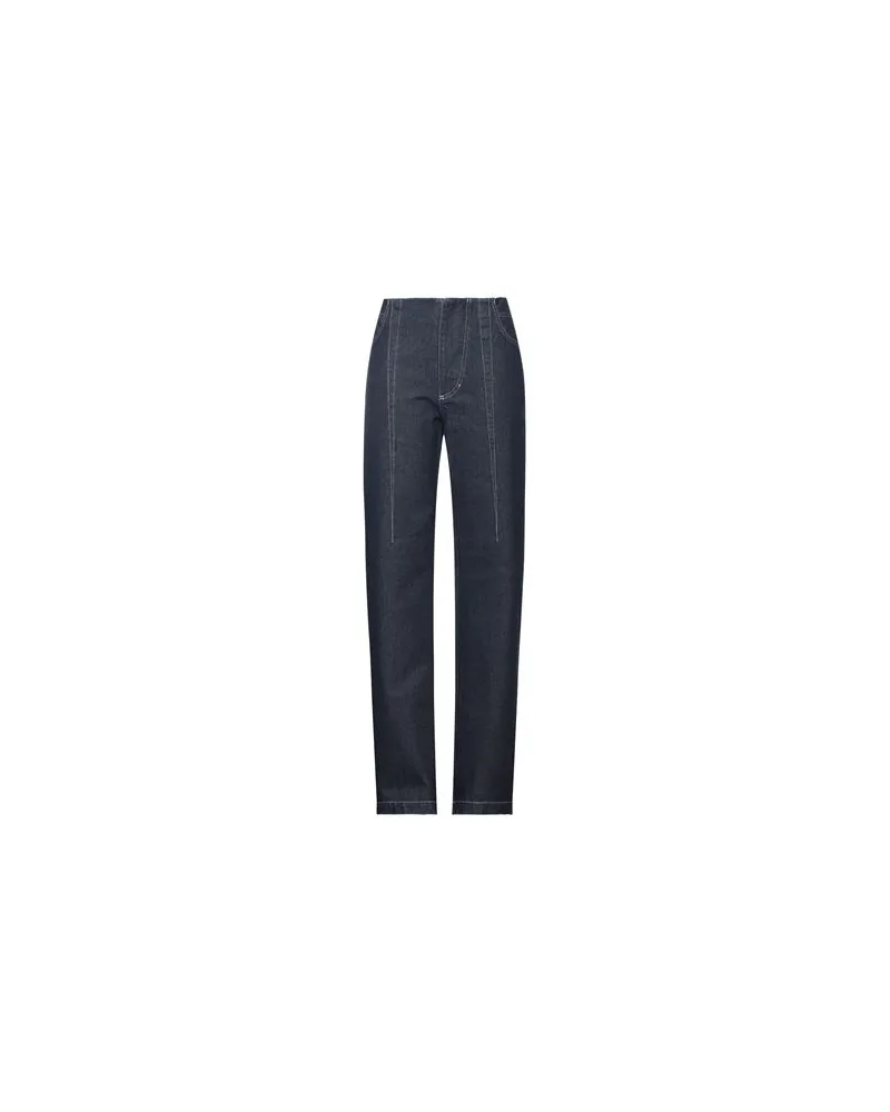 ANOUKI HOSEN & RÖCKE - Jeanshosenauf YOOX.COM Blau