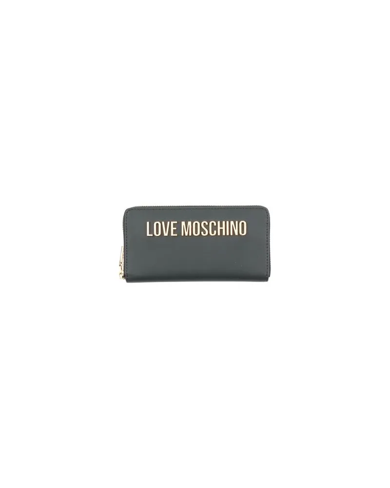 Moschino Kleinlederwaren - Brieftaschenauf YOOX.COM Schwarz