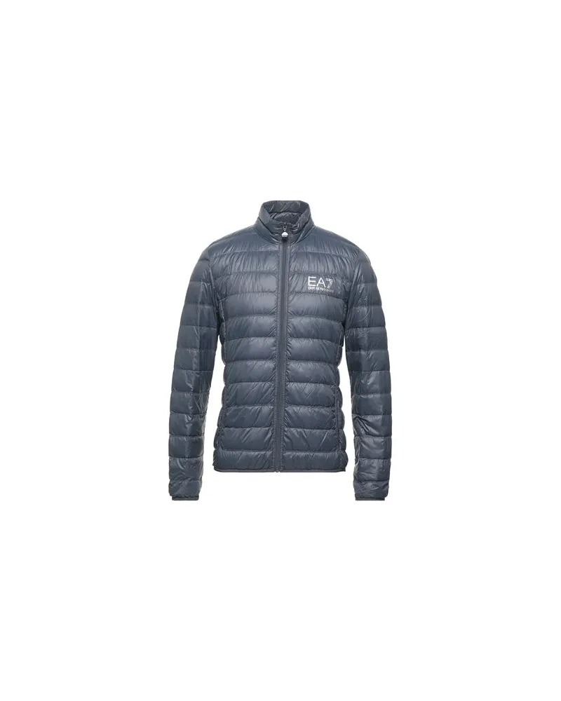 EA7 JACKEN & MÄNTEL - Pufferjacken & Daunenjackenauf YOOX.COM Blei