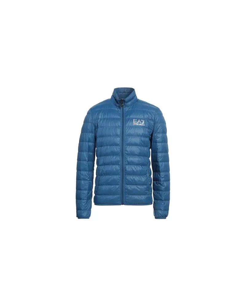 EA7 JACKEN & MÄNTEL - Pufferjacken & Daunenjackenauf YOOX.COM Azurblau