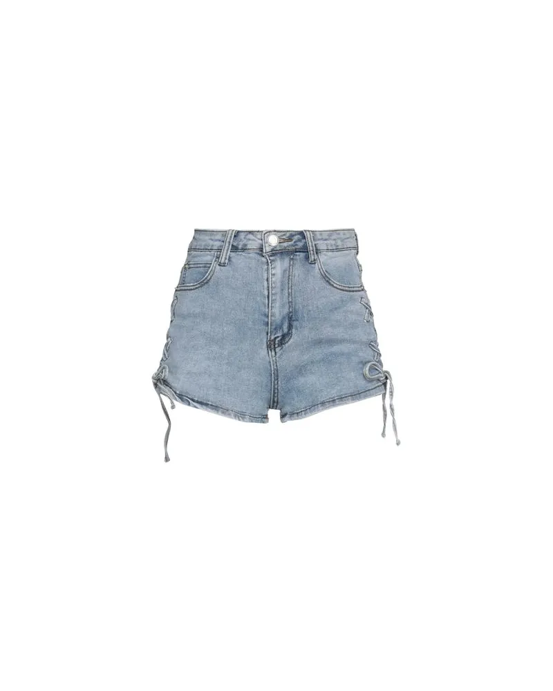 Vanessa Scott HOSEN & RÖCKE - Jeansshortsauf YOOX.COM Blau