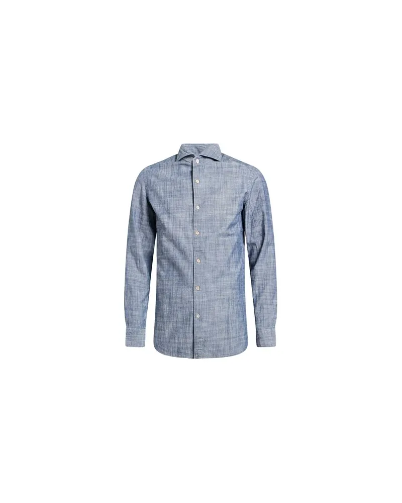 Luigi Borrelli TOPS - Hemdenauf YOOX.COM Taubenblau