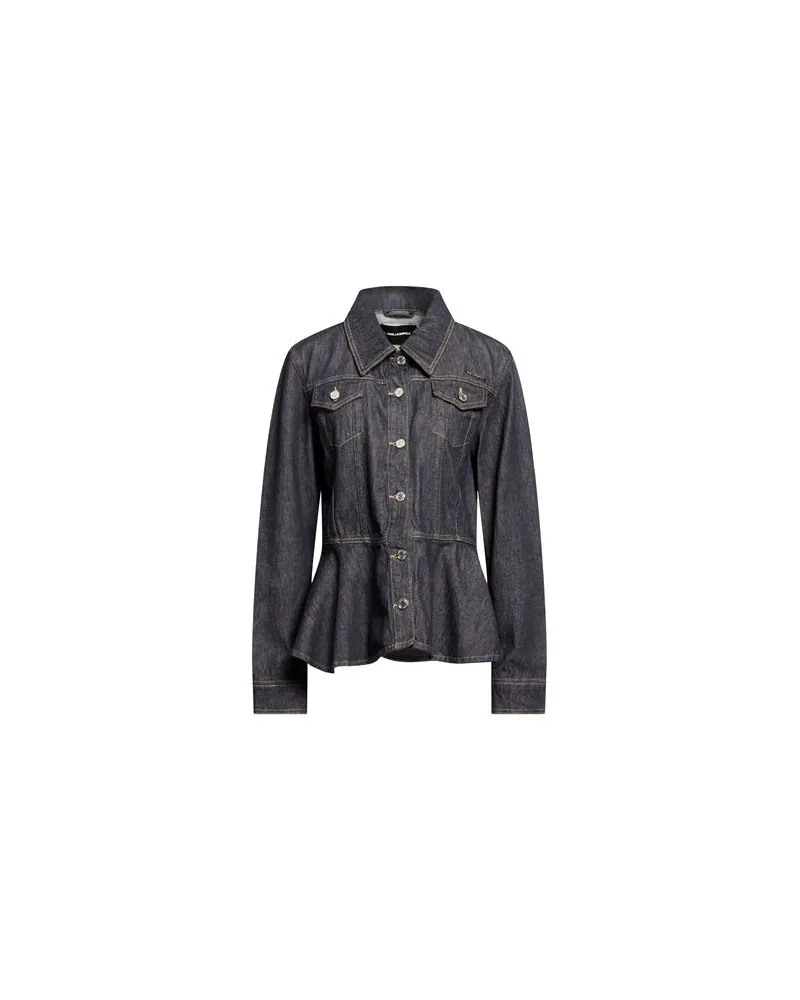 Karl Lagerfeld JACKEN & MÄNTEL - Jeansjacken/Mäntelauf YOOX.COM Blau