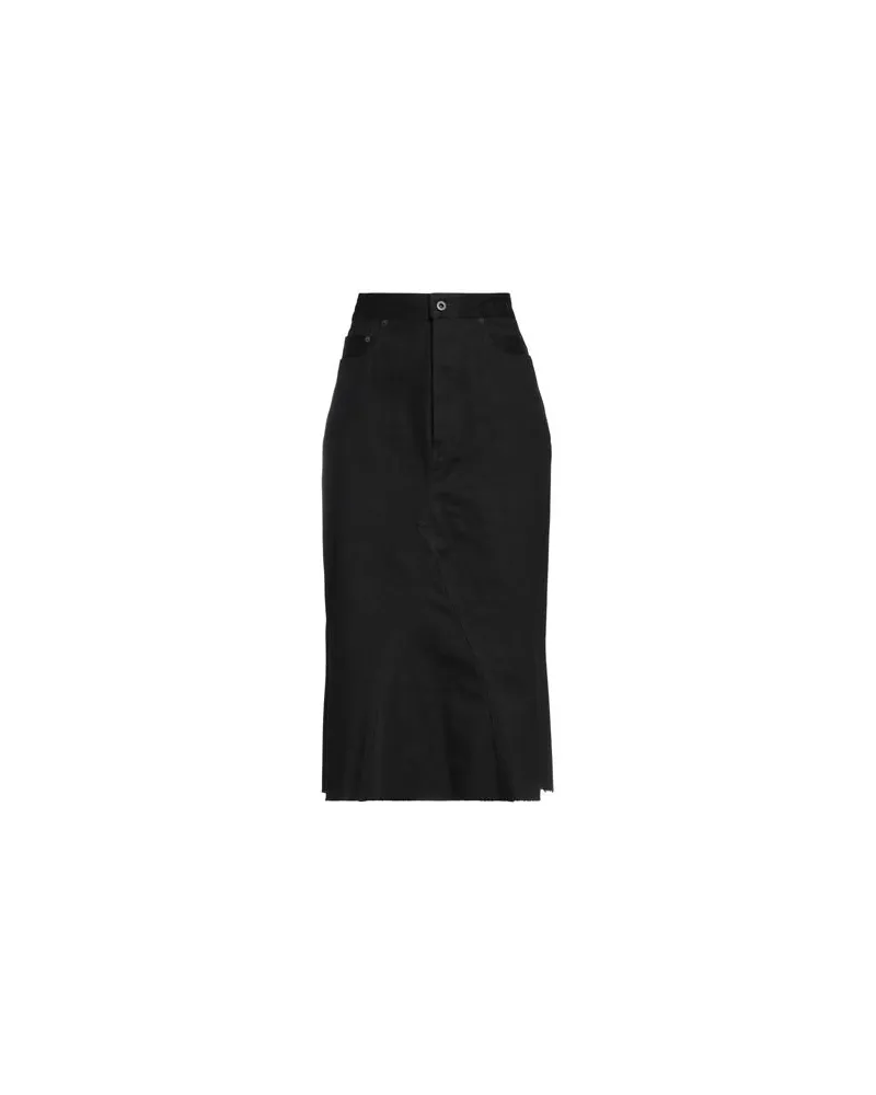 DRKSHDW by Rick Owens HOSEN & RÖCKE - Jeansröckeauf YOOX.COM Schwarz