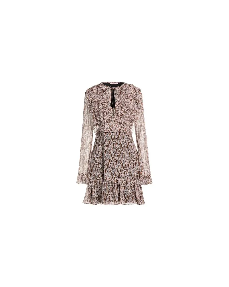 Kristina Ti KLEIDER - Mini-Kleiderauf YOOX.COM Braun