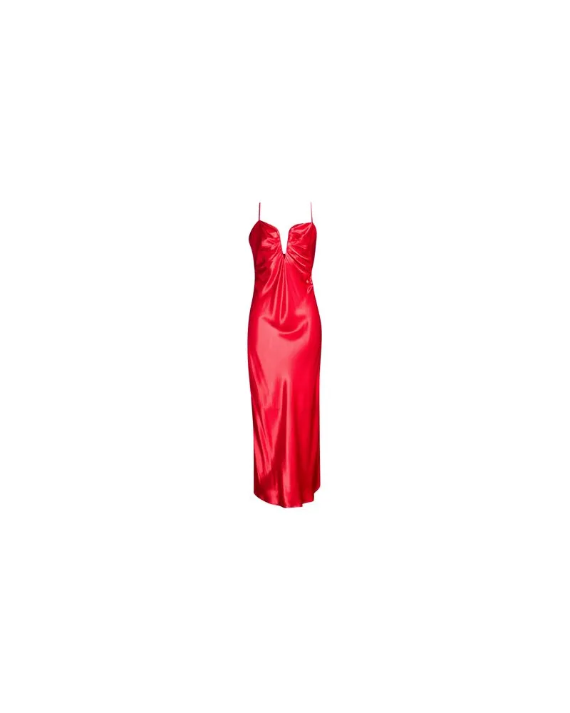 VICOLO KLEIDER - Maxi-Kleiderauf YOOX.COM Rot