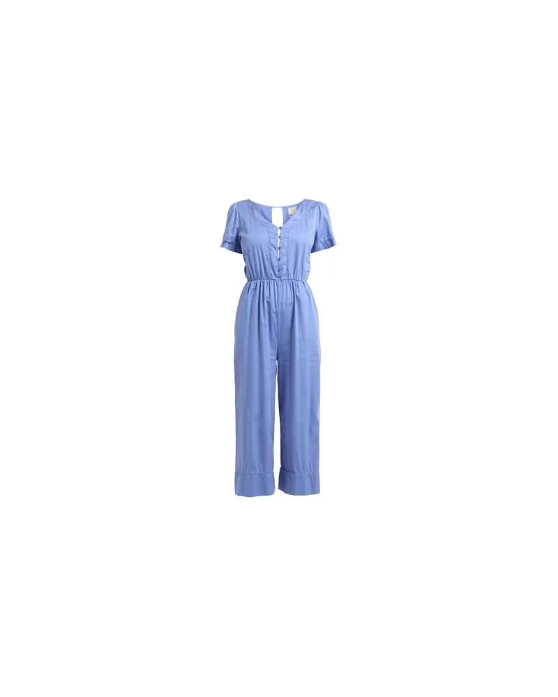 Alessia Santi OVERALLS - Jumpsuitsauf YOOX.COM Azurblau