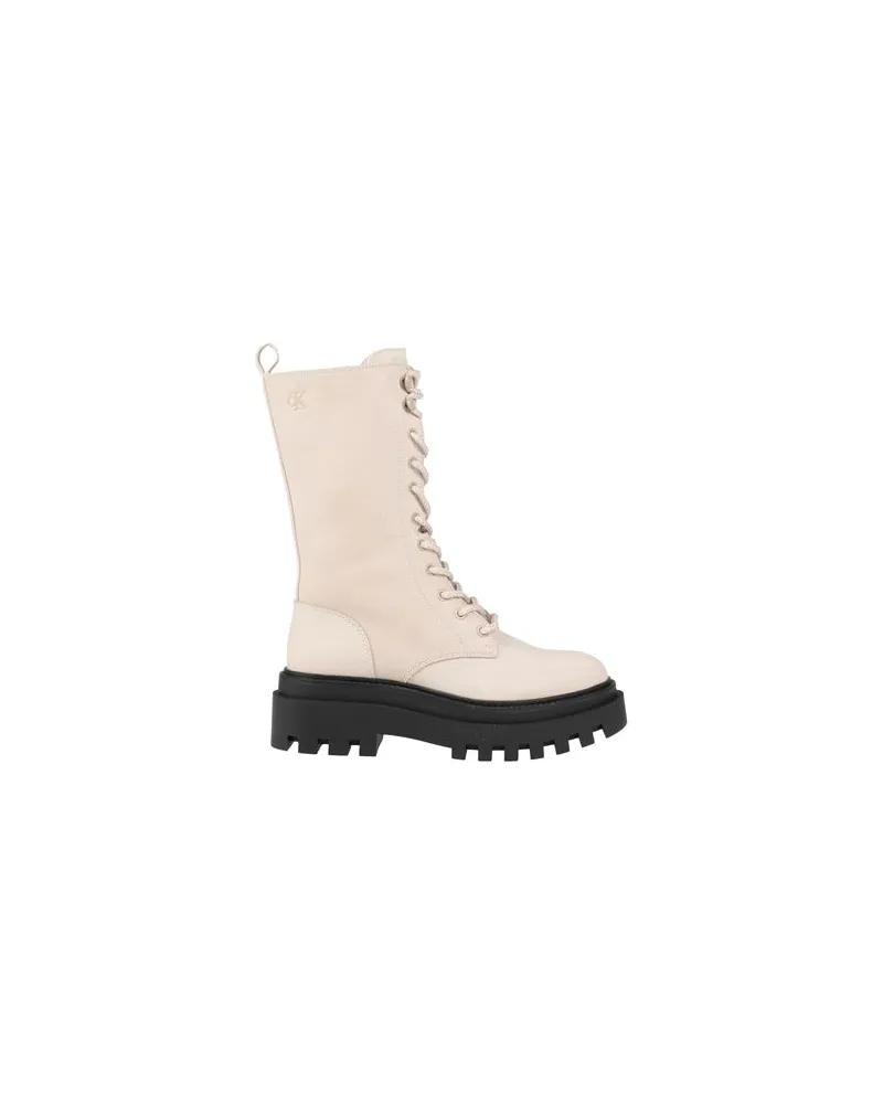 Calvin Klein SCHUHE - Stiefelettenauf YOOX.COM Beige