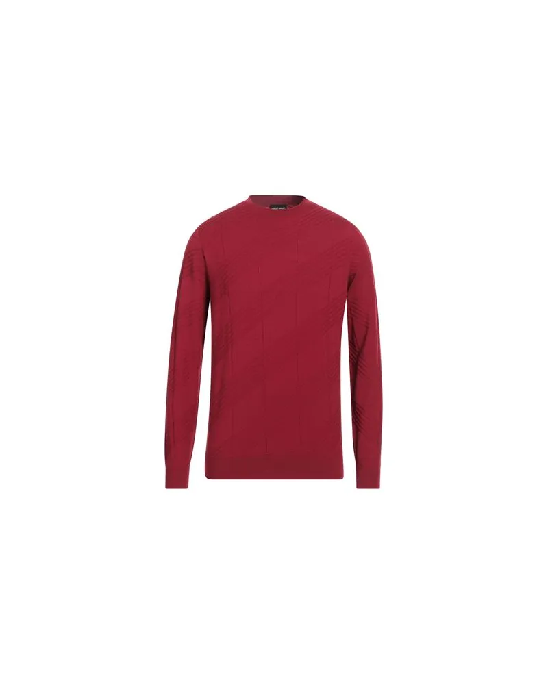Giorgio Armani STRICKWAREN - Pulloverauf YOOX.COM Ziegelrot