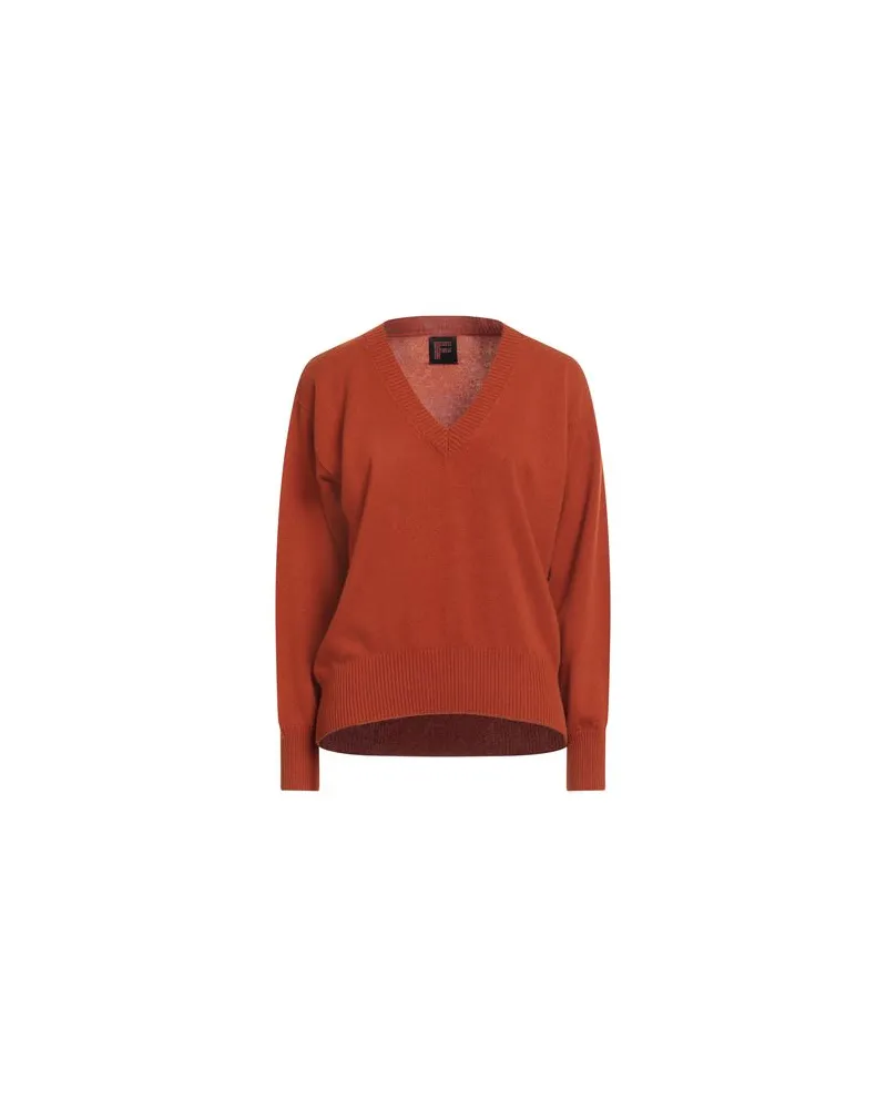 FISICO-Cristina Ferrari STRICKWAREN - Pulloverauf YOOX.COM Rostrot