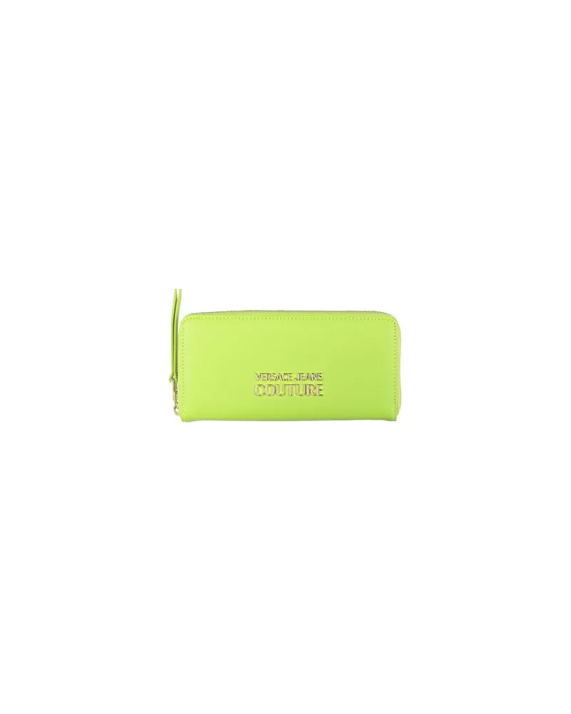 Versace Jeans Kleinlederwaren - Brieftaschenauf YOOX.COM Limettengrün