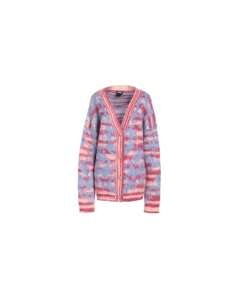 Versace Jeans STRICKWAREN - Strickjackenauf YOOX.COM Hellblau
