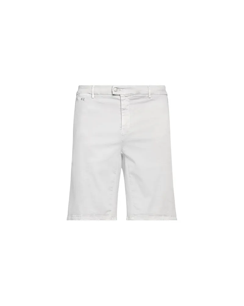Tramarossa HOSEN & RÖCKE - Jeansshortsauf YOOX.COM Hellgrau