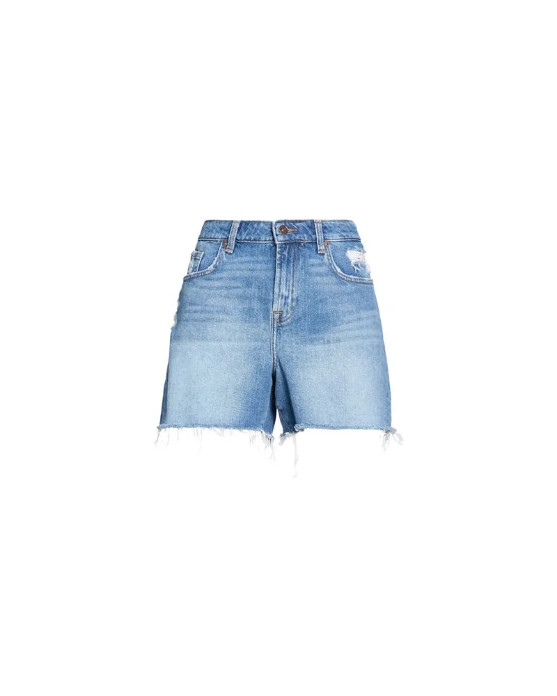 7 for all mankind HOSEN & RÖCKE - Jeansshortsauf YOOX.COM Blau