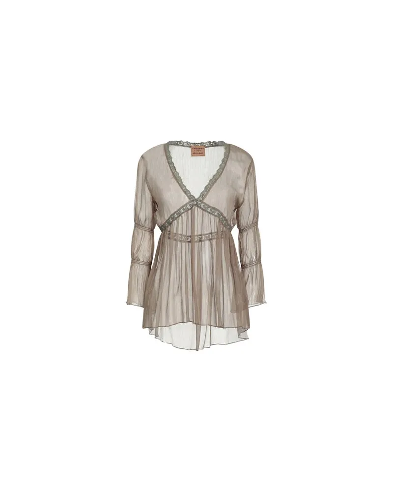 Alessia Santi TOPS - Topsauf YOOX.COM Khaki
