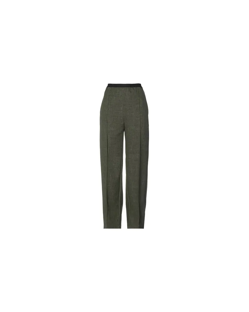 PLAN C HOSEN & RÖCKE - Hosenauf YOOX.COM Militärgrün