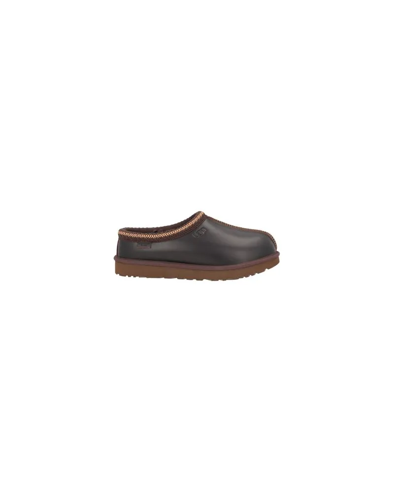 UGG W TASMAN LTHR REGEN  - SCHUHE - Mules & Clogsauf YOOX.COM Dunkelbraun