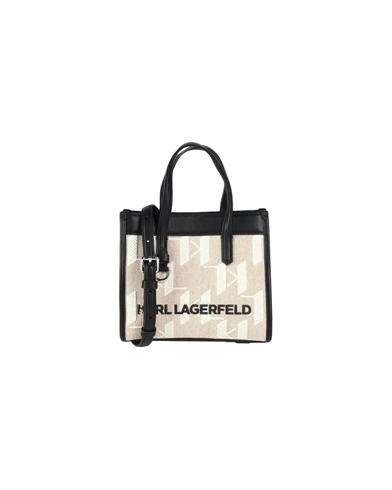 Karl Lagerfeld K/SKUARE EMBROIDERY SM TOTE  - TASCHEN - Handtaschenauf YOOX.COM Beige