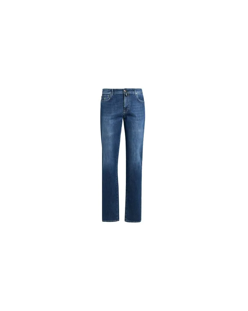 Luigi Borrelli HOSEN & RÖCKE - Jeanshosenauf YOOX.COM Blau